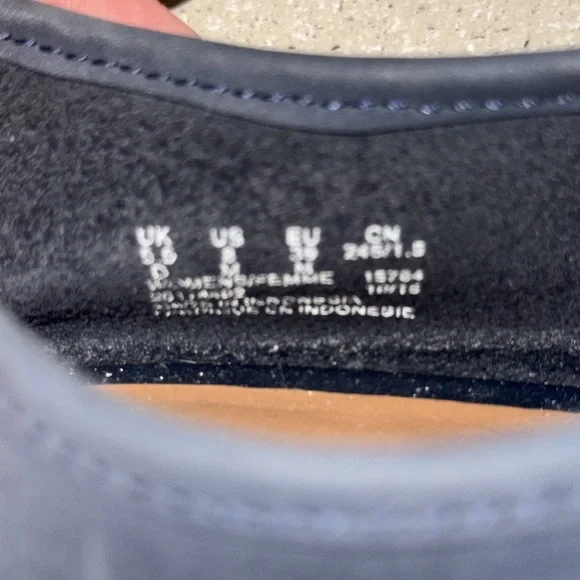 Clark’s‎ Women’s Artisan Navy Nubuck Glicks Resetta Shoes Size 8 - Picture 9 of 9